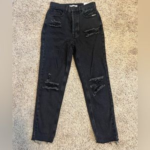 Pacsun black, distressed, high-rise jeans! Size 26!